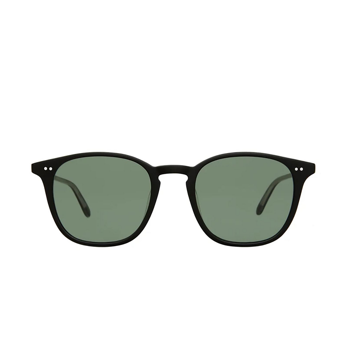 Garrett Leight® Square Sunglasses: Clark Sun color Matte Black MBK/SFPG15 - front view.