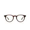 Garrett Leight® Round Eyeglasses: Clement color Matte Brandy Tortoise Mbrt - product thumbnail 1/2.