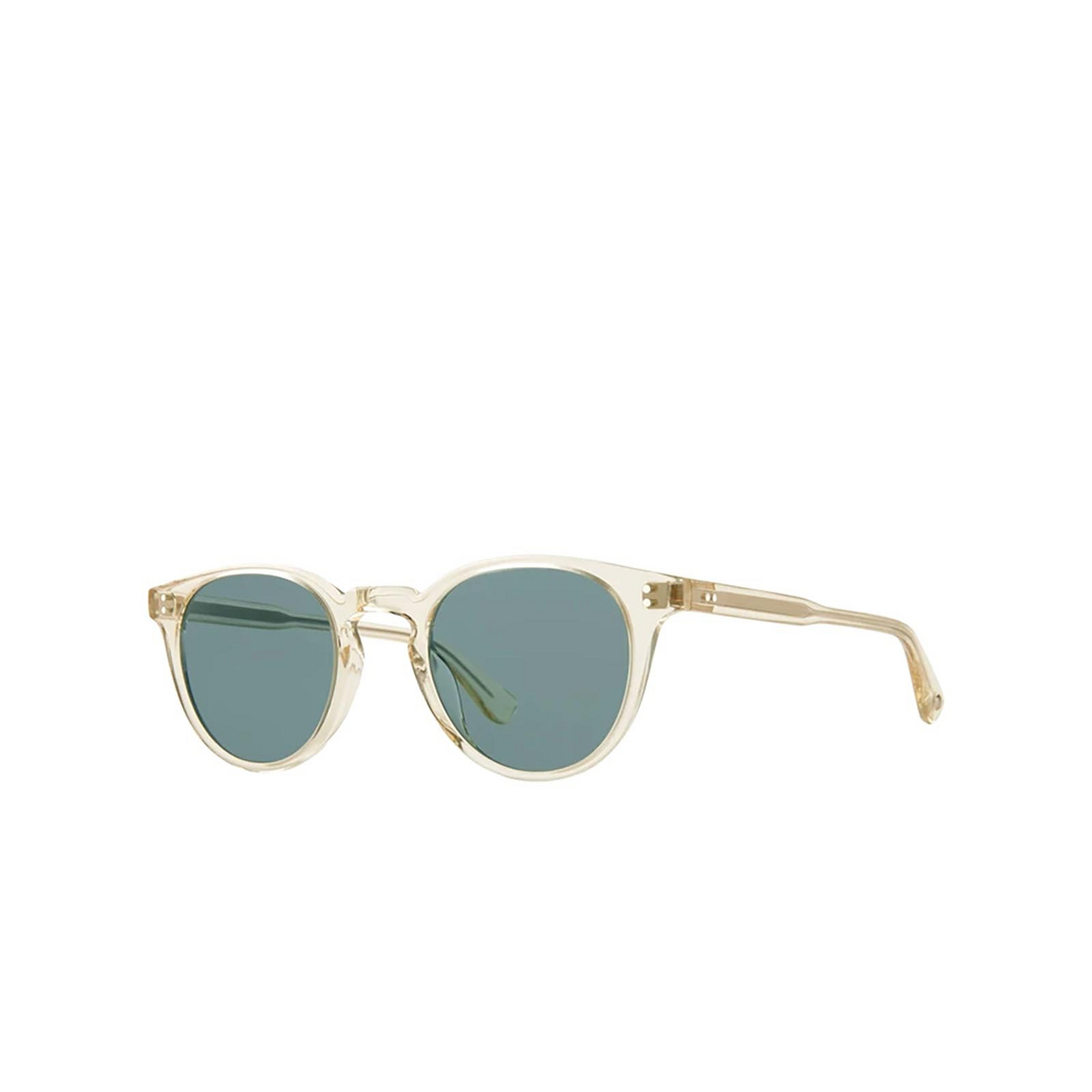 Garrett Leight® Square Sunglasses: Clement Sun color Pure Glass Pg-bs - three-quarters view.