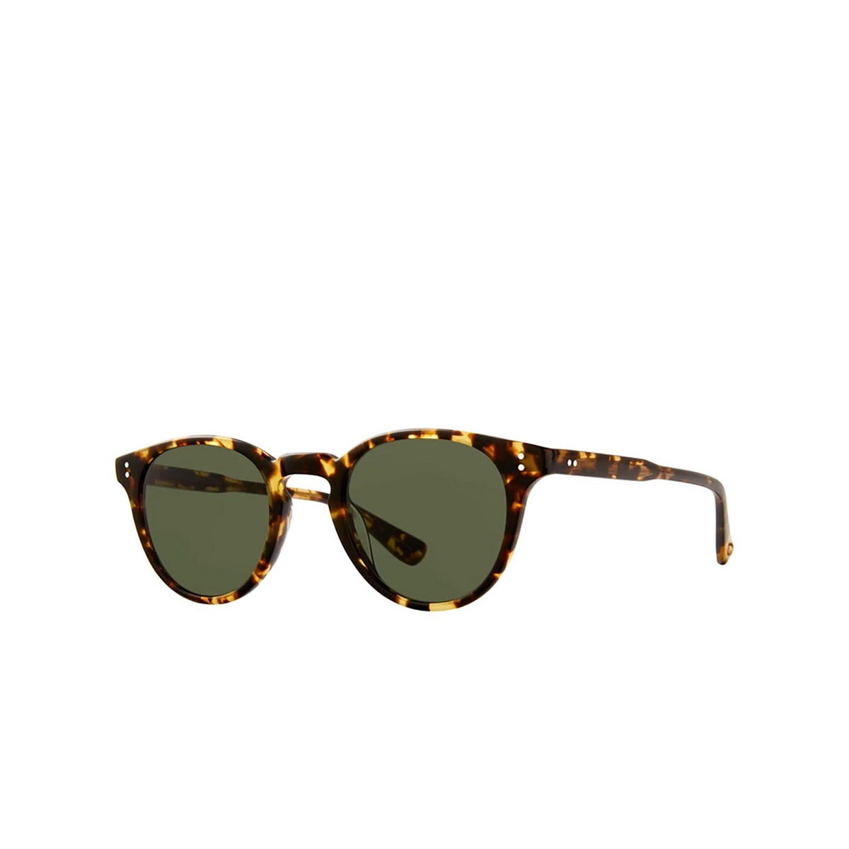 Garrett Leight® Square Sunglasses: Clement Sun color Tuscan Tortoise TUT-PG15 - three-quarters view.