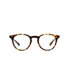 Garrett Leight® Round Eyeglasses: Clement color Tuscan Tortoise Tut - product thumbnail 1/2.