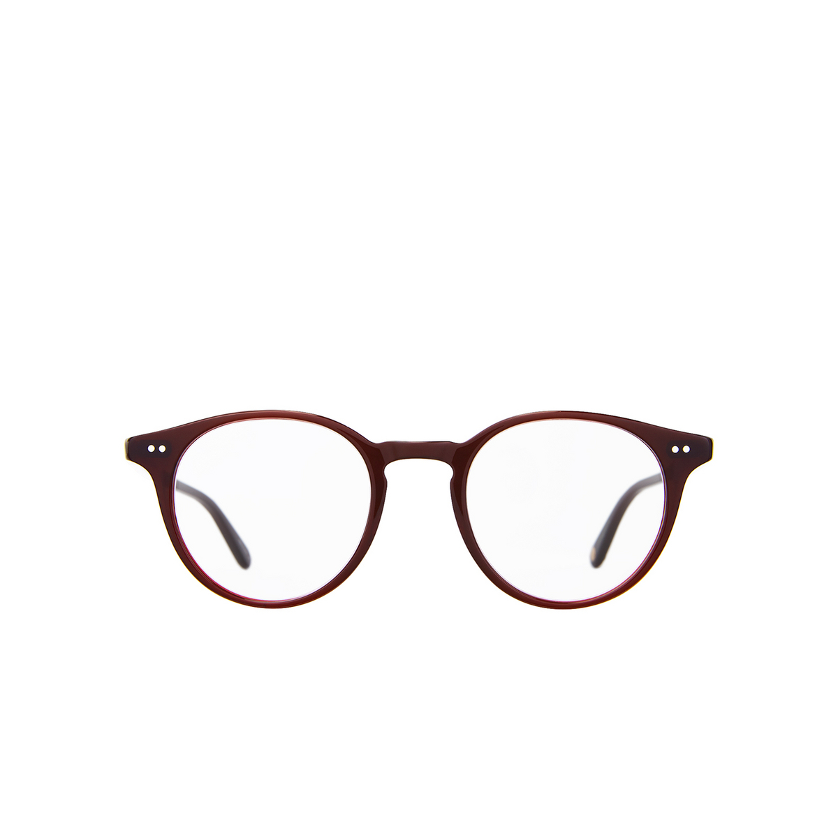 Garrett Leight CLUNE Eyeglasses BAR Barolo - front view