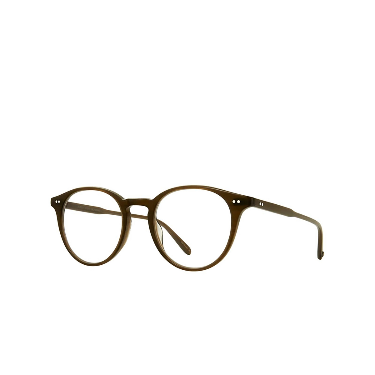 Garrett Leight CLUNE Eyeglasses OLV Olive - three-quarters view