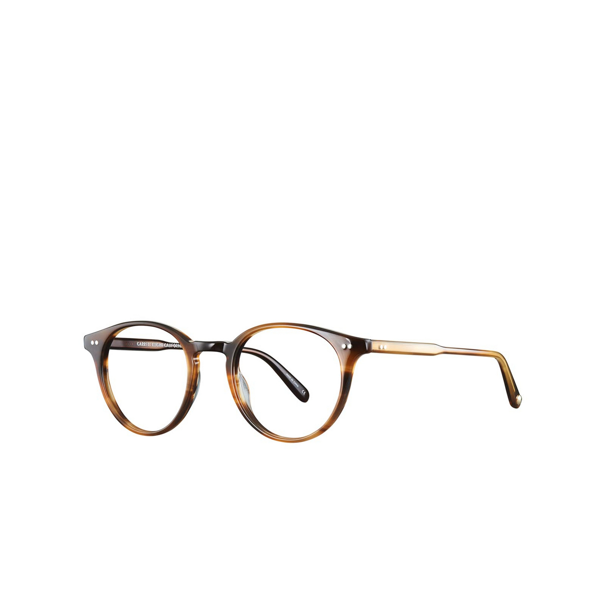 Garrett Leight CLUNE Eyeglasses TD True Demi - three-quarters view