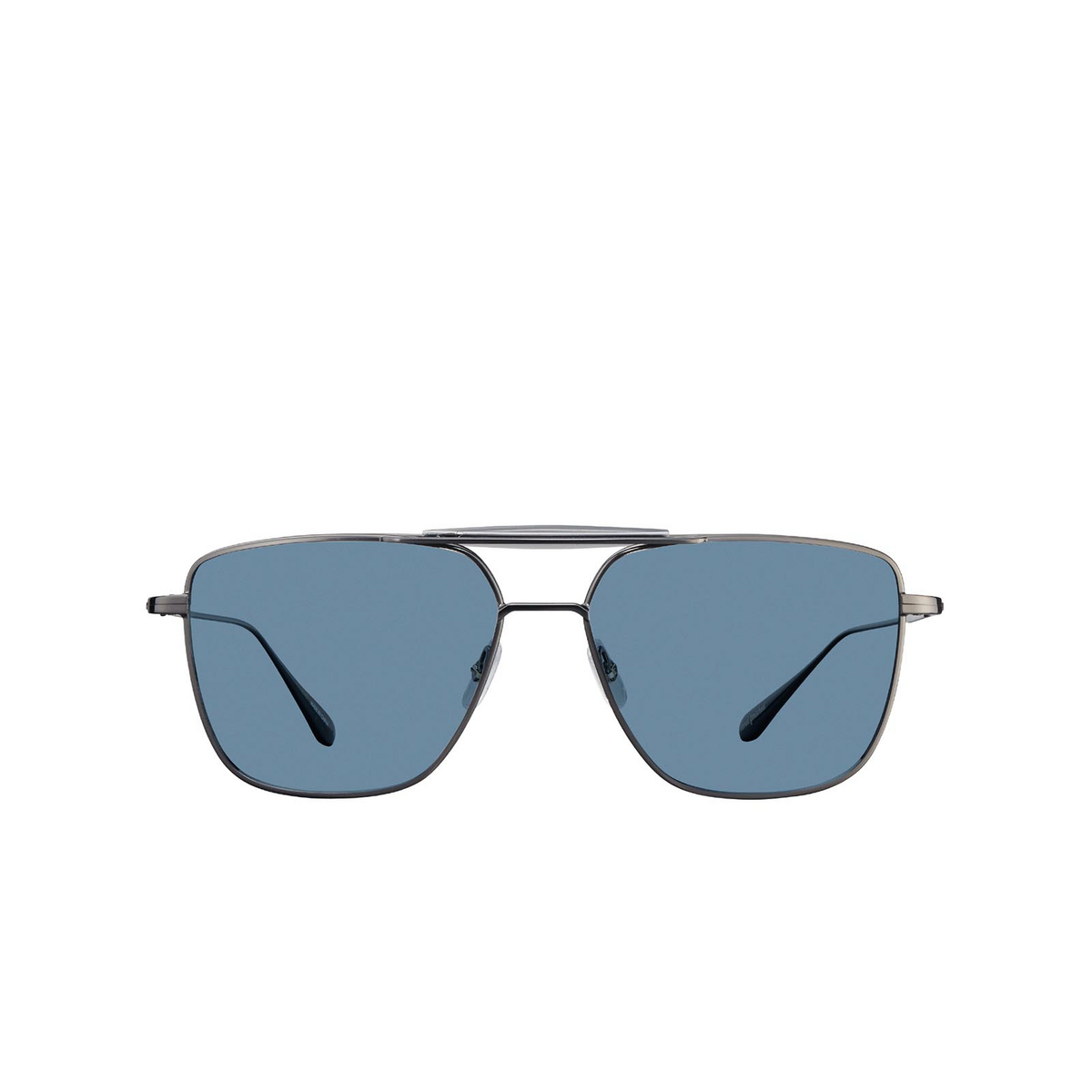 Garrett Leight CONVOY Sunglasses GM-SLG/SFM Gunmetal-Grey - front view