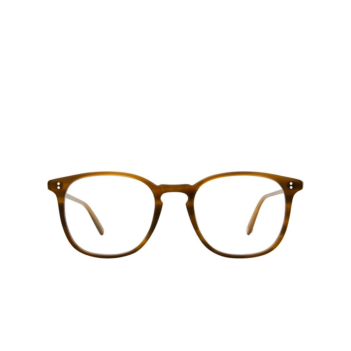 Garrett Leight® Square Eyeglasses: Doreen color Saddle Tortoise Sdt - front view.