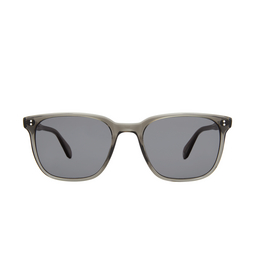 Garrett Leight® Square Sunglasses: Emperor Sun color Gcr/bk Grey Crystal 