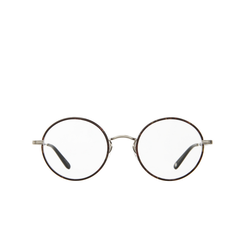 Garrett Leight FONDA Eyeglasses BBT-BS-BK bourbon tortoise - brushed silver - 1/3