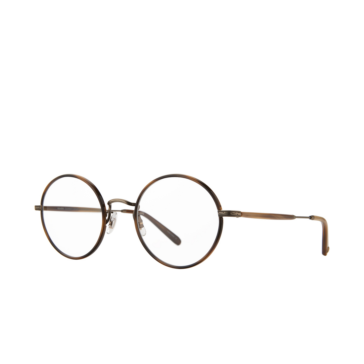 Garrett Leight FONDA Eyeglasses DB-ATG-TD Demi Blonde - Antique Gold - three-quarters view