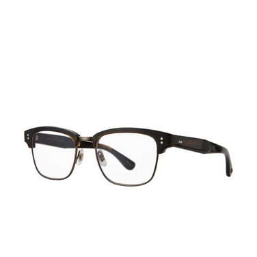 Garrett Leight GIBSON Eyeglasses coft-atgii coffee tortoise - antique gold ii - three-quarters view