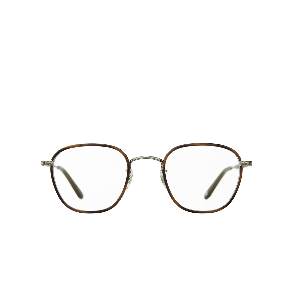 Garrett Leight GRANT Eyeglasses DB-BS-OLV Demi Blonde - Silver - front view