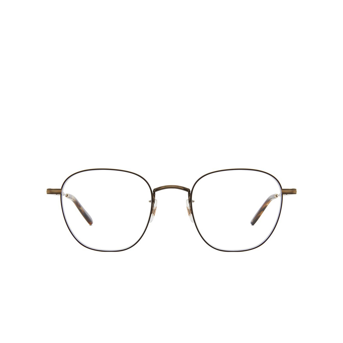 Garrett Leight GRANT M Eyeglasses BG-BMRT Brushed Gold-Tort - 1/3