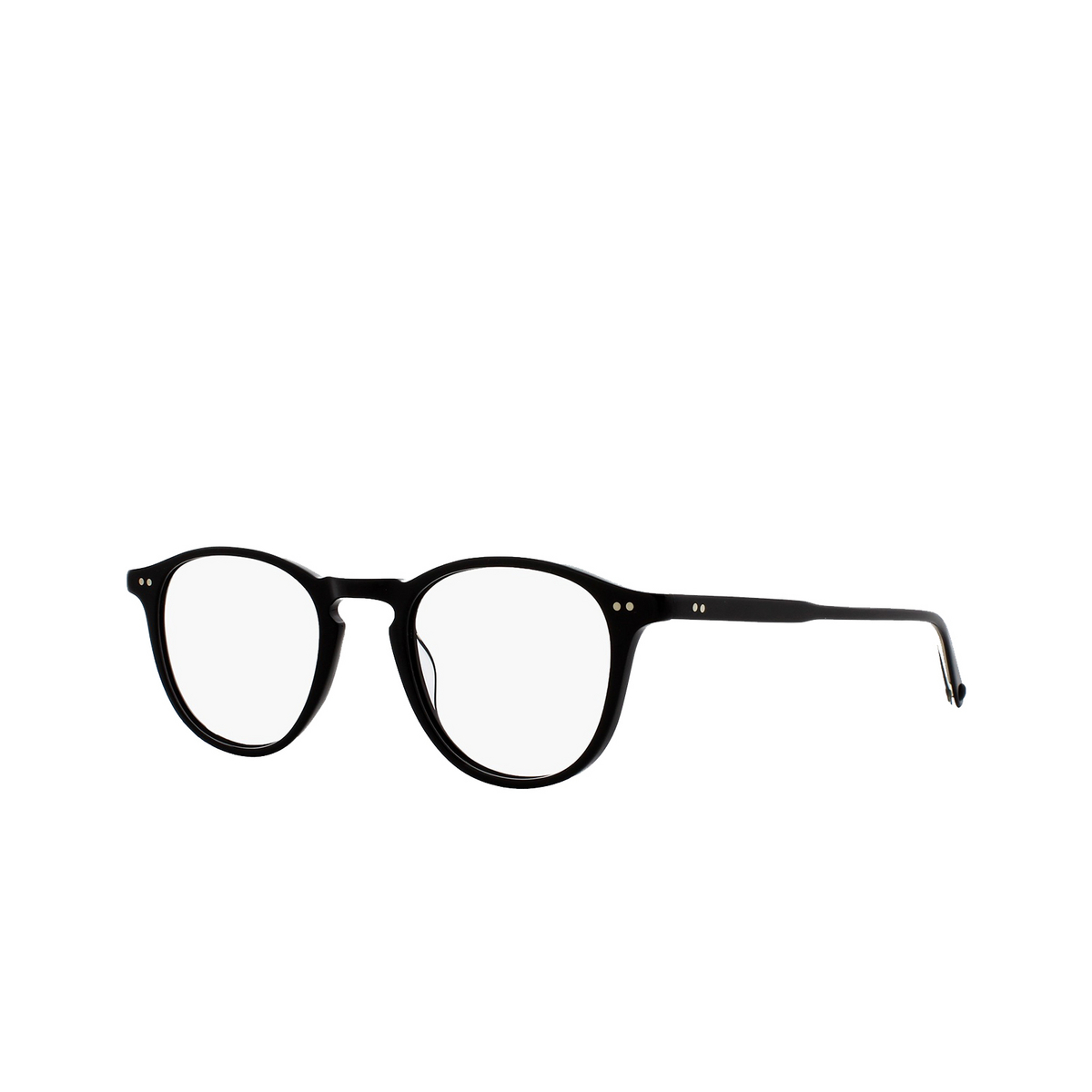 Garrett Leight HAMPTON Eyeglasses BK Black - three-quarters view