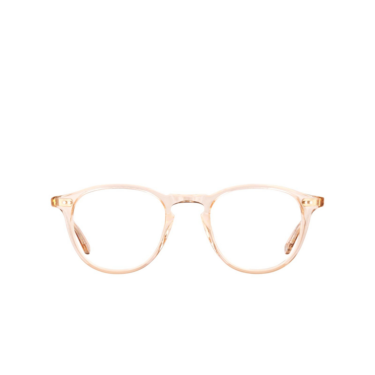 Garrett Leight HAMPTON Eyeglasses PCY Pink Crystal - front view