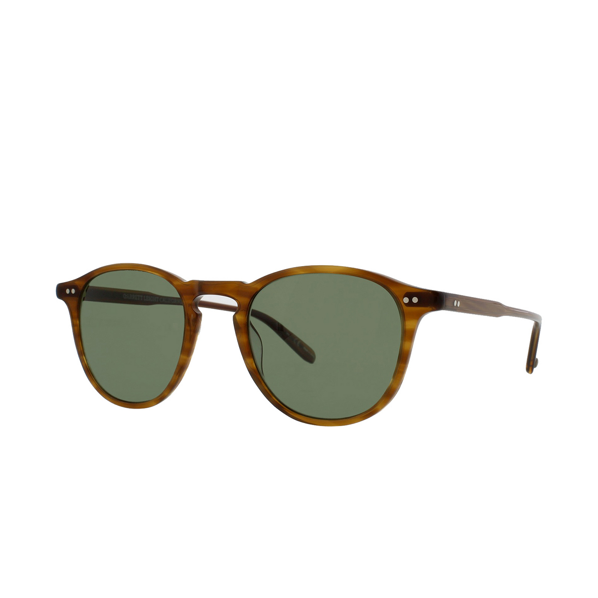 Occhiali da sole Garrett Leight HAMPTON DB/G15PLR Demi Blonde - tre quarti