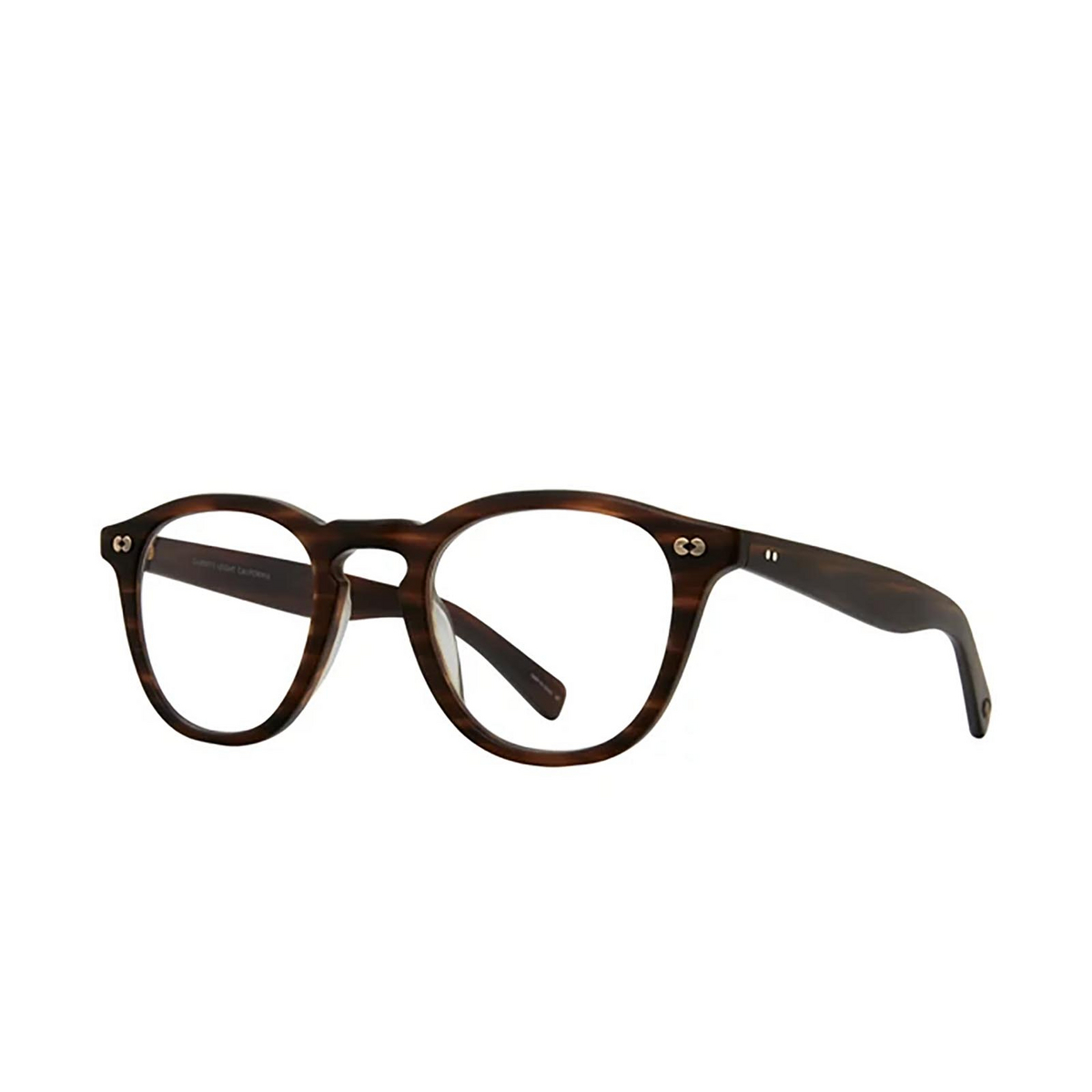 Garrett Leight HAMPTON X Eyeglasses MBRT Matte Brandy Tort - three-quarters view