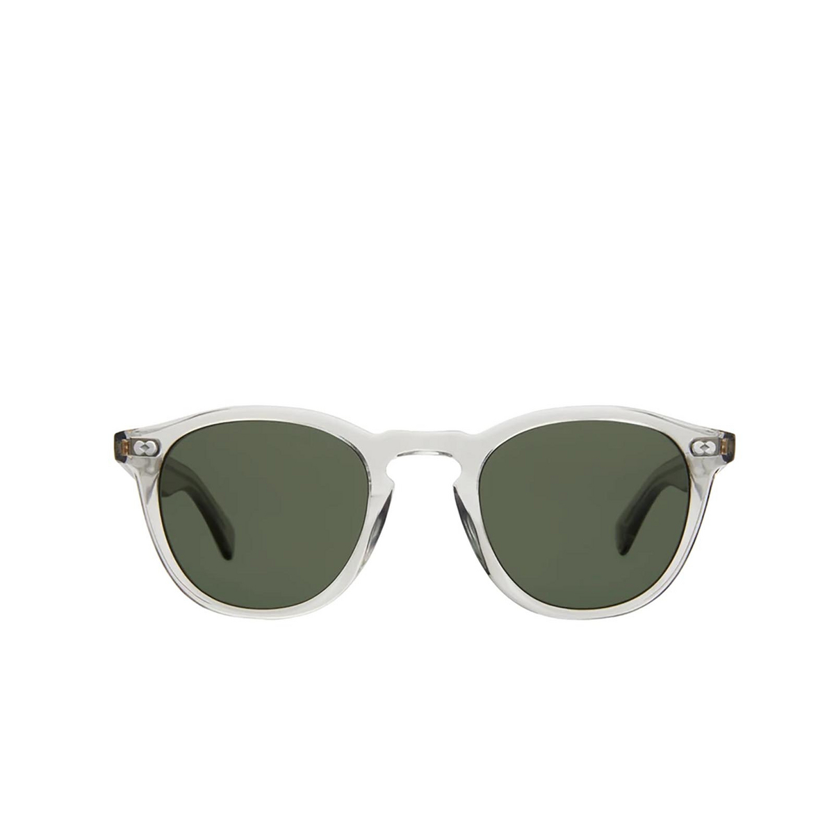 Garrett Leight® Square Sunglasses: Hampton X Sun color Llg LLG/PG15 - front view.
