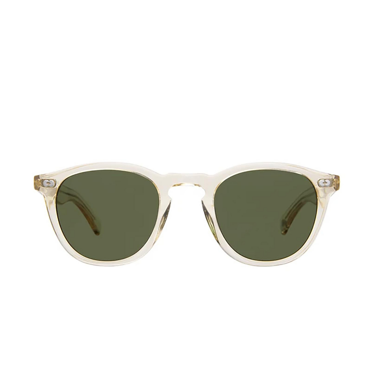 Garrett Leight® Square Sunglasses: Hampton X Sun color Pure Glass Pg/pgn - front view.