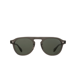 Garrett Leight® Aviator Sunglasses: Harding Sun color BLGL/PG15 Black Glass 