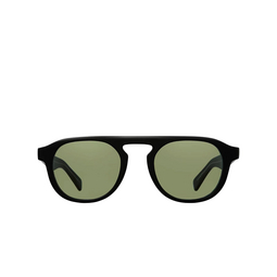 Garrett Leight® Aviator Sunglasses: Harding X Sun color Matte Black Mbk-vvg.