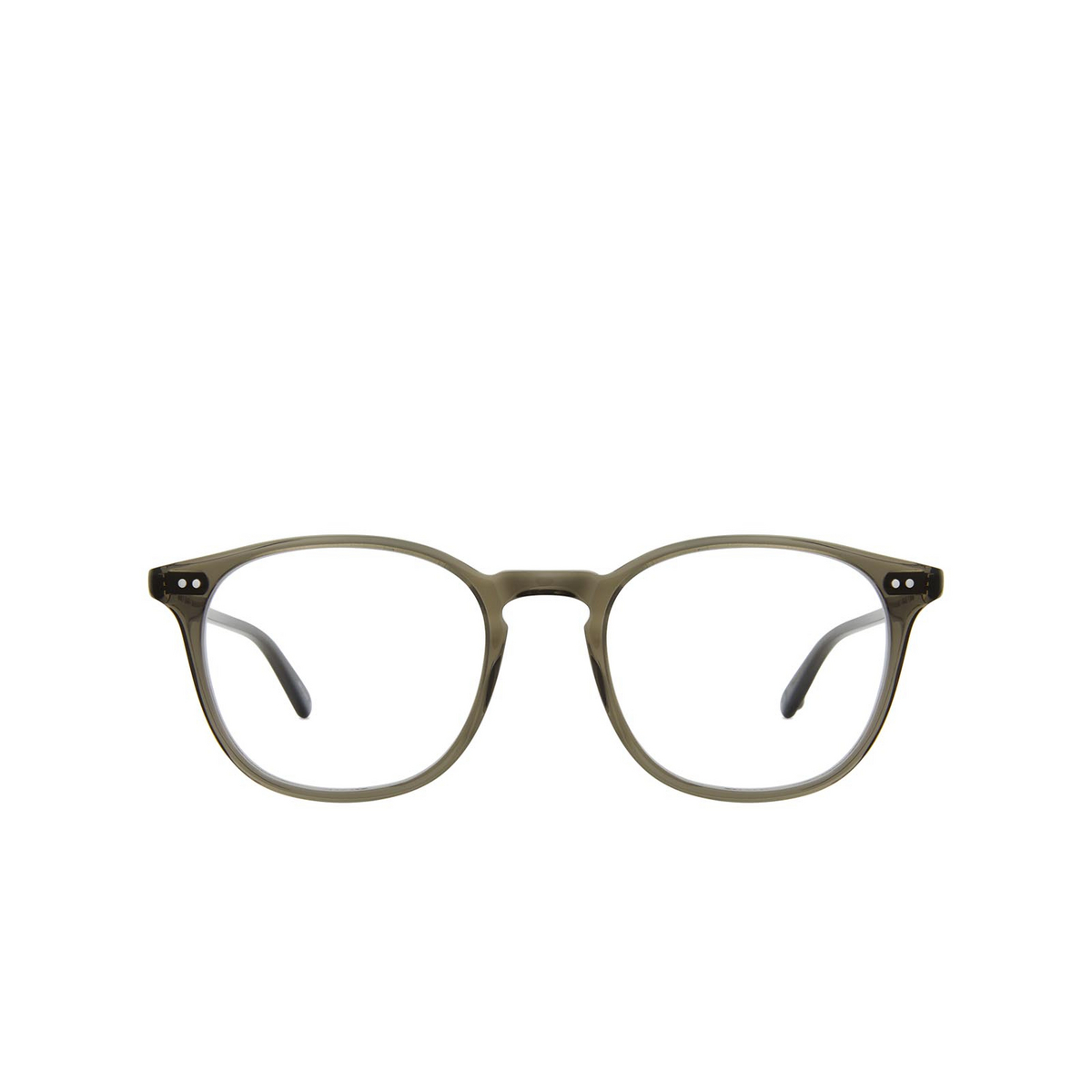 Garrett Leight JUSTICE Eyeglasses BLGL Black Glass - front view