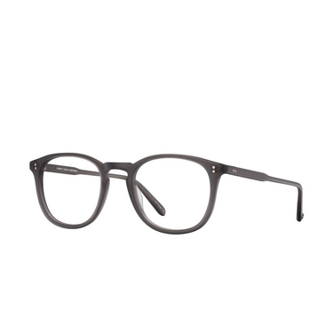 Garrett Leight KINNEY Eyeglasses MGCR matte grey crystal - three-quarters view