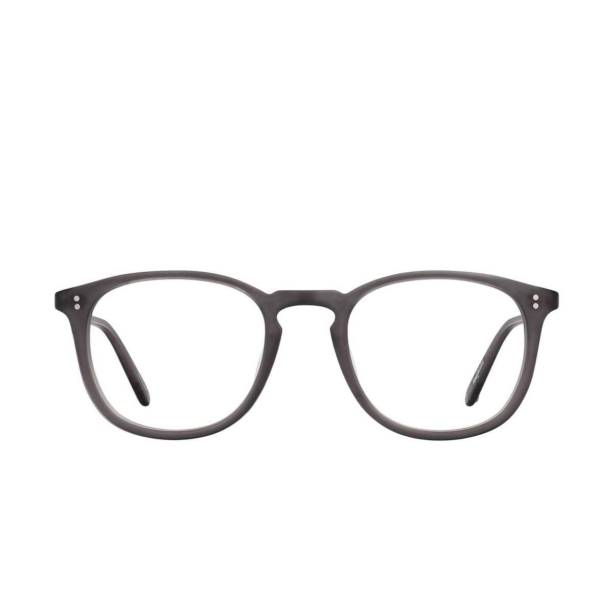 Garrett Leight KINNEY Eyeglasses MGCR Matte Grey Crystal - front view