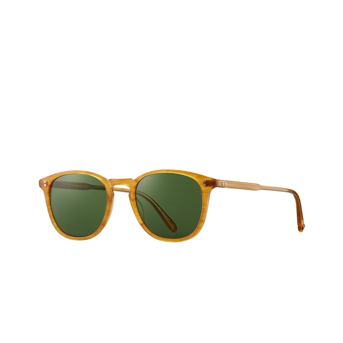 Garrett Leight® Square Sunglasses: Kinney Sun color Bt-pgn Butterscotch - product thumbnail 2/2
