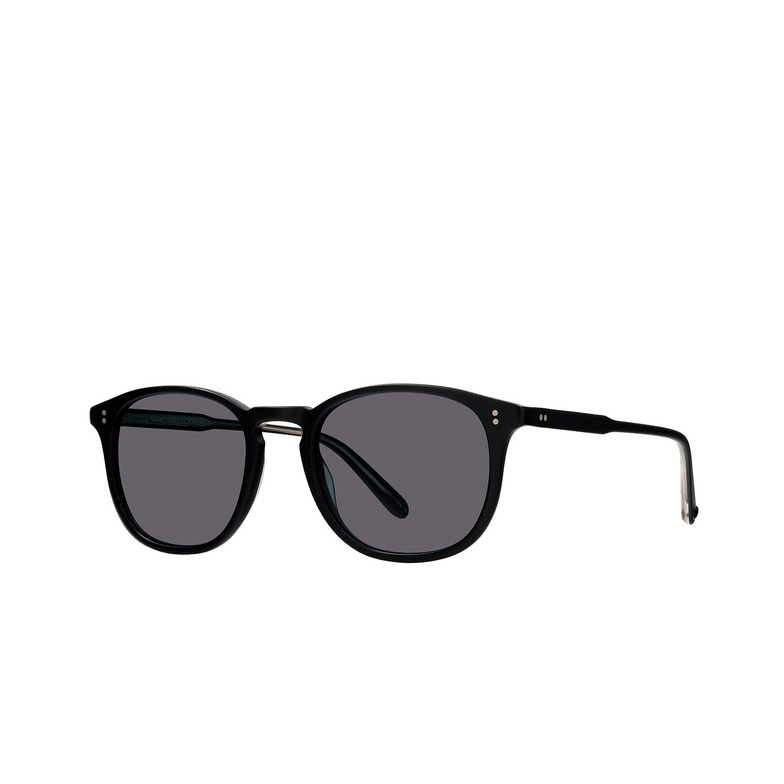 Garrett Leight KINNEY Sunglasses MBK-SFBS matte black - 2/4