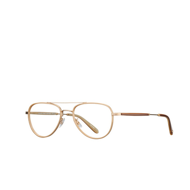 Garrett Leight LINNIE Eyeglasses PLBGE-MG pearl beige-gold - three-quarters view