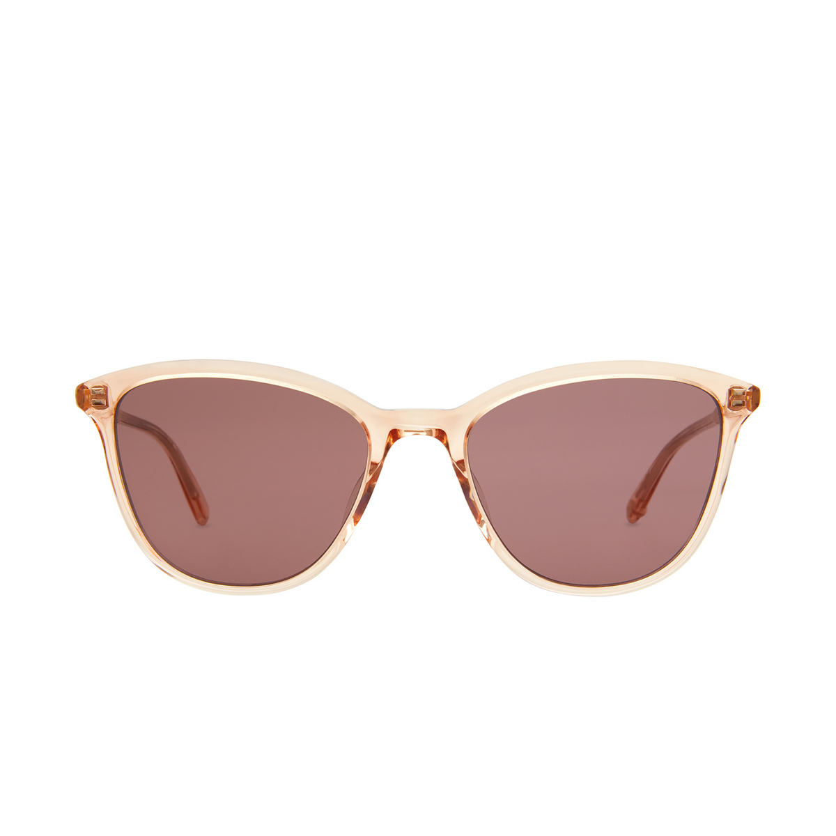 Garrett Leight® Cat-eye Sunglasses: Magician Sun color Pcy/sfli Pink Crystal - product thumbnail 1/2
