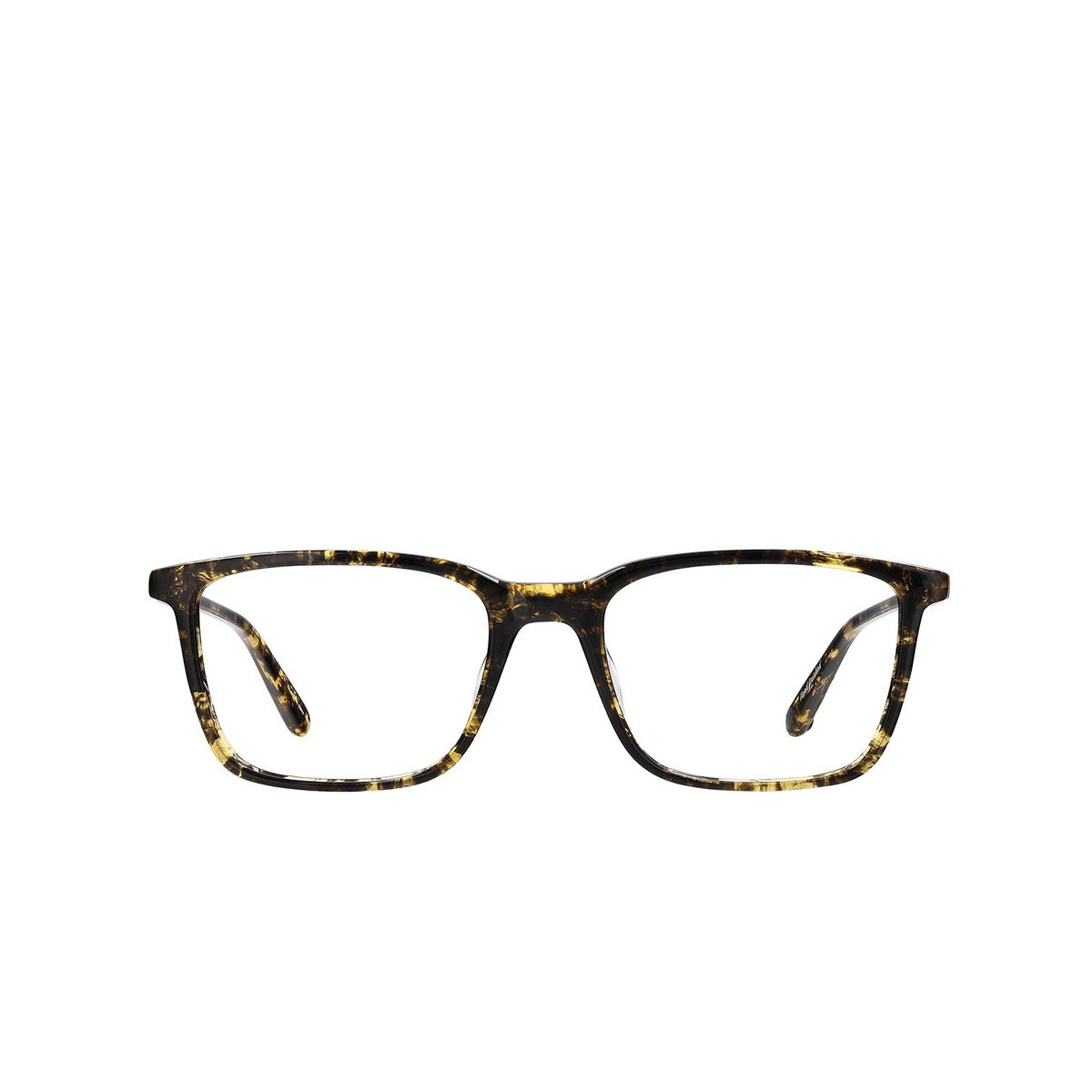 Garrett Leight MARCO Eyeglasses BKA Black Amber - front view