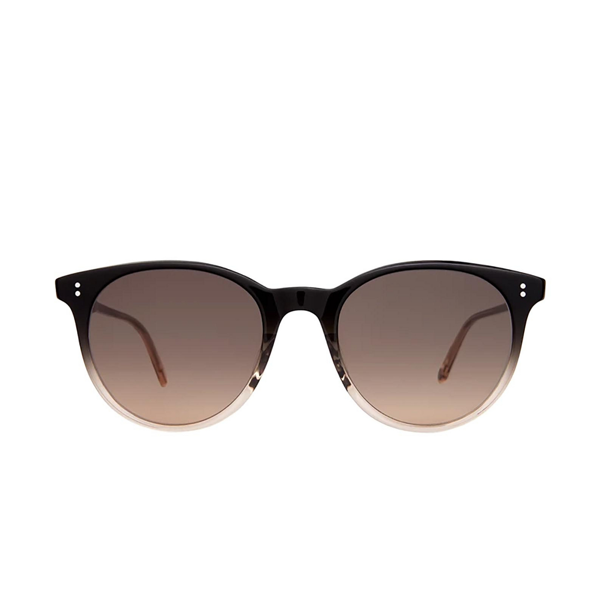 Garrett Leight® Round Sunglasses: Marian Sun color Shadow Drift Shd/sfsmkyg - front view.