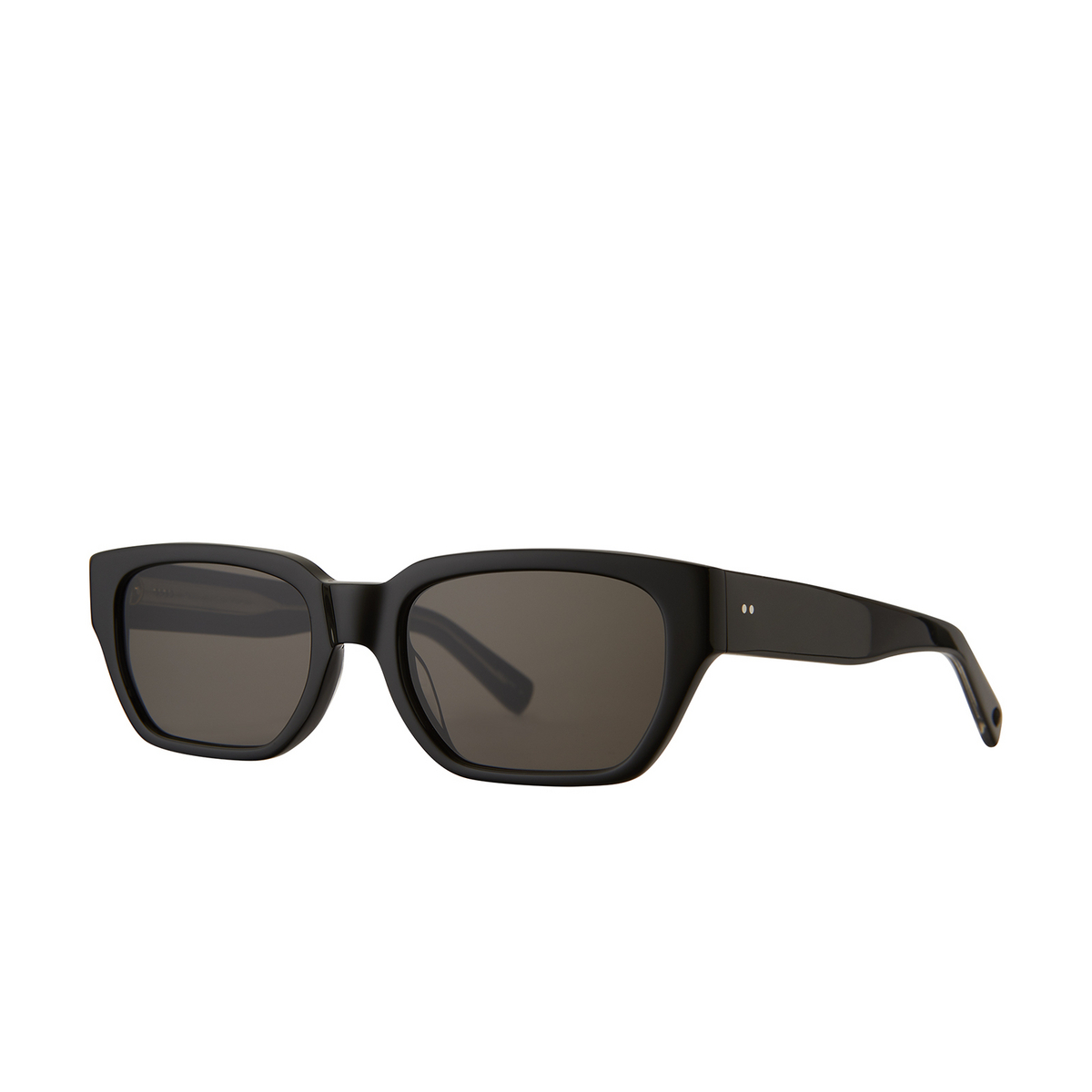 Garrett Leight MAYAN Sunglasses BK/SFGRY Black - three-quarters view