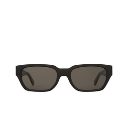 Garrett Leight® Rectangle Sunglasses: Mayan Sun color Bk/sfgry Black 