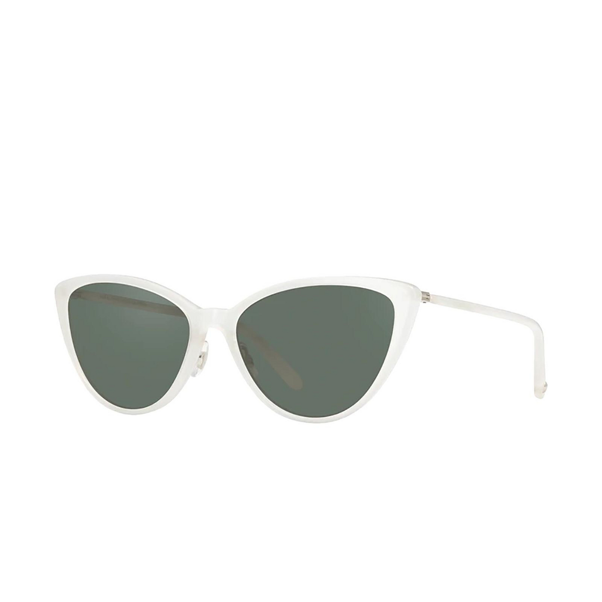 Garrett Leight MILDRED Sunglasses HOR-S/G15 Horchata-Silver - three-quarters view
