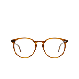 Garrett Leight® Round Eyeglasses: Morningside color Demi Blonde Db.