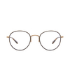 Garrett Leight PALOMA Eyeglasses MBK-MG-OV matte black-gold - product thumbnail 1/3
