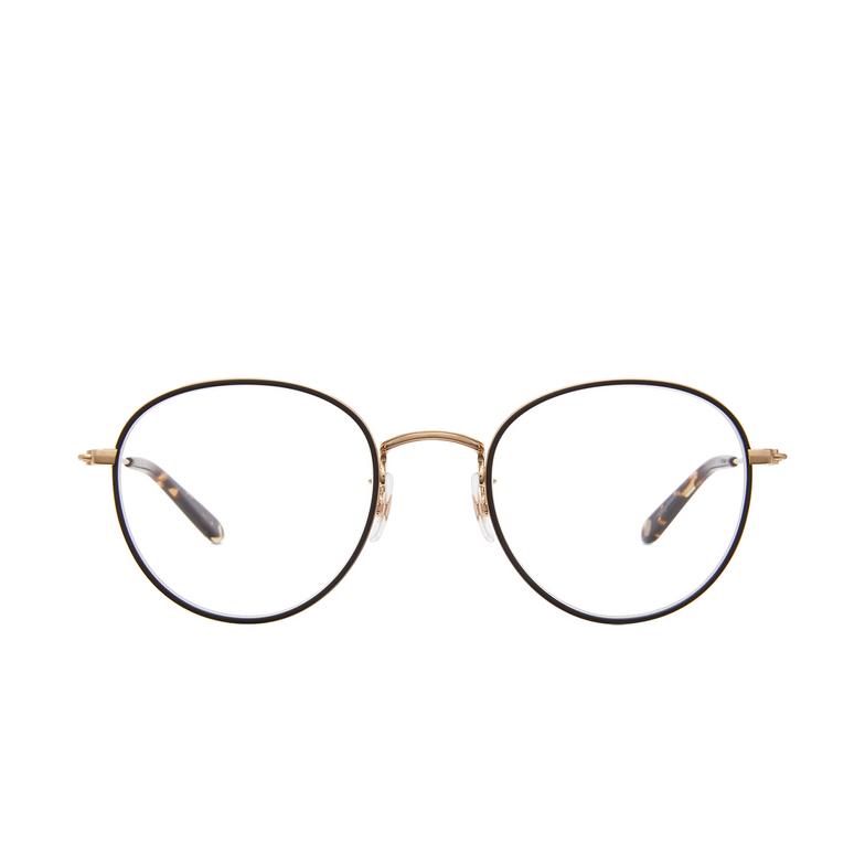 Garrett Leight PALOMA Eyeglasses MBK-MG-OV matte black-gold - 1/3