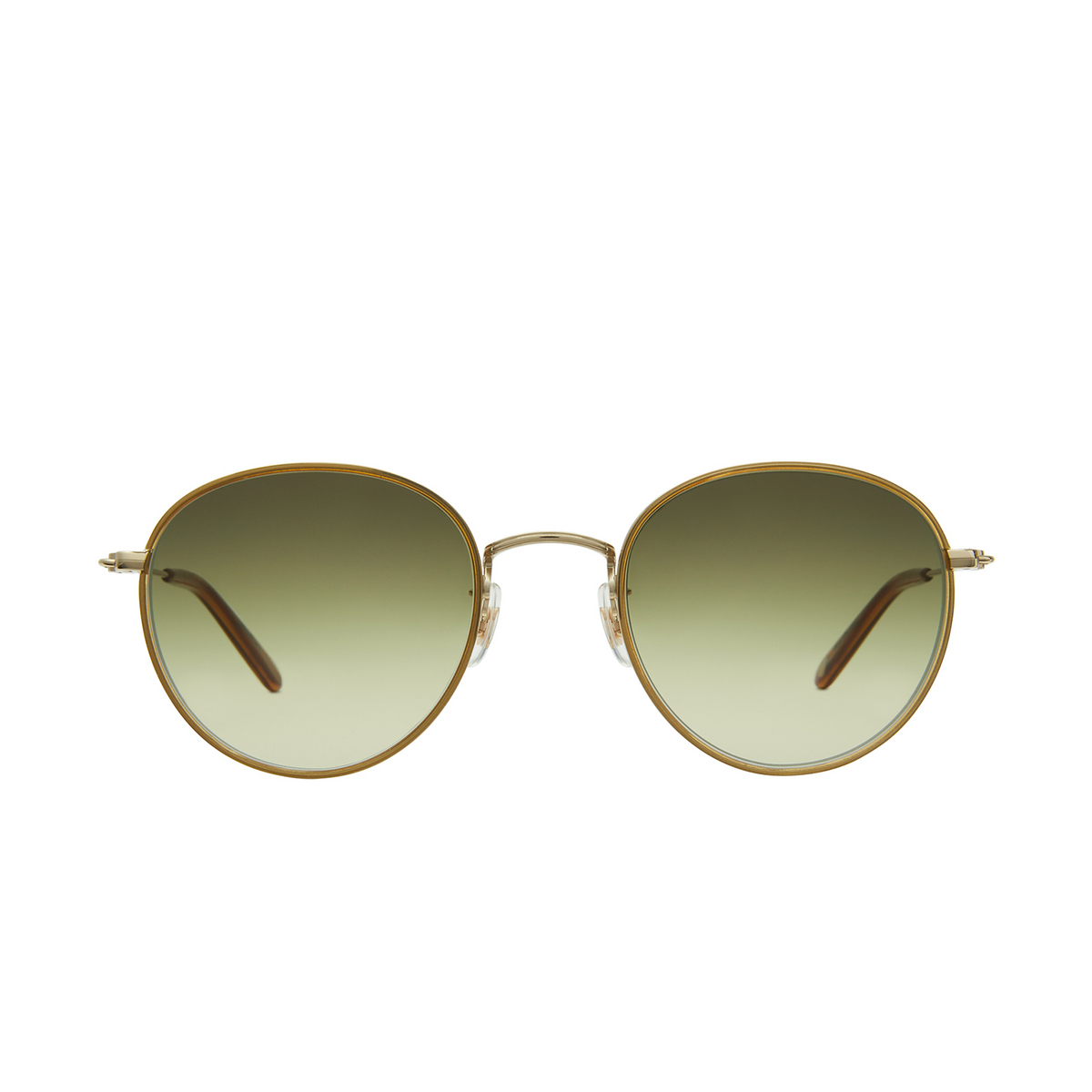 Garrett Leight® Round Sunglasses: Paloma Sun color Champagne-gold Ch-g-d/sfog - product thumbnail 1/2.