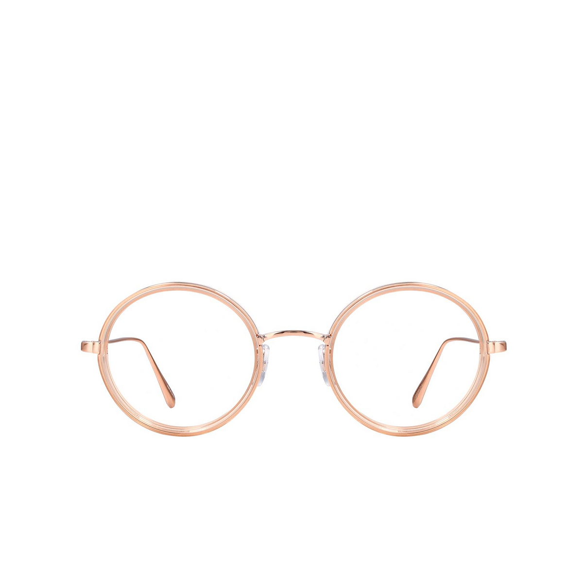 Garrett Leight PLAYA Eyeglasses PCY-RG Pink Crystal-RG - front view