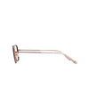 Occhiali da vista Garrett Leight PRESTON bri-rg-nu brick-rose gold - anteprima prodotto 3/4