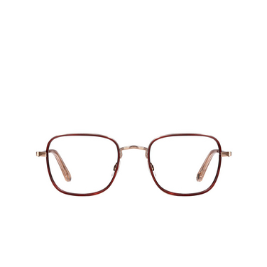 Garrett Leight PRESTON Eyeglasses BRI-RG-NU brick-rose gold - front view