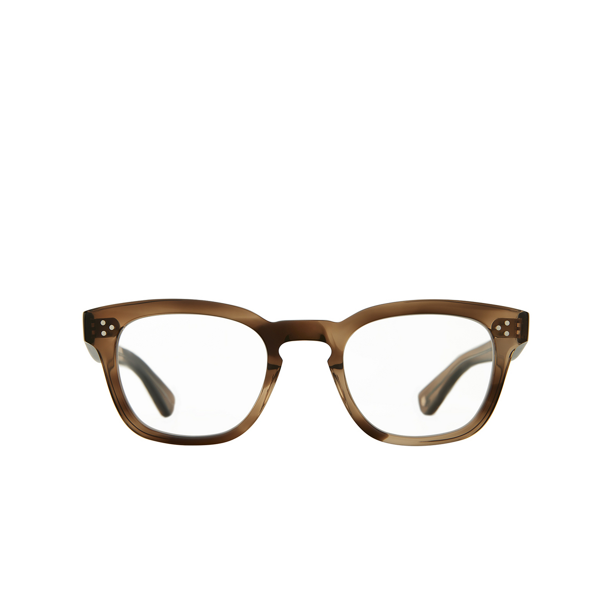 Garrett Leight REGENT Eyeglasses KHT Khaki Tortoise - front view