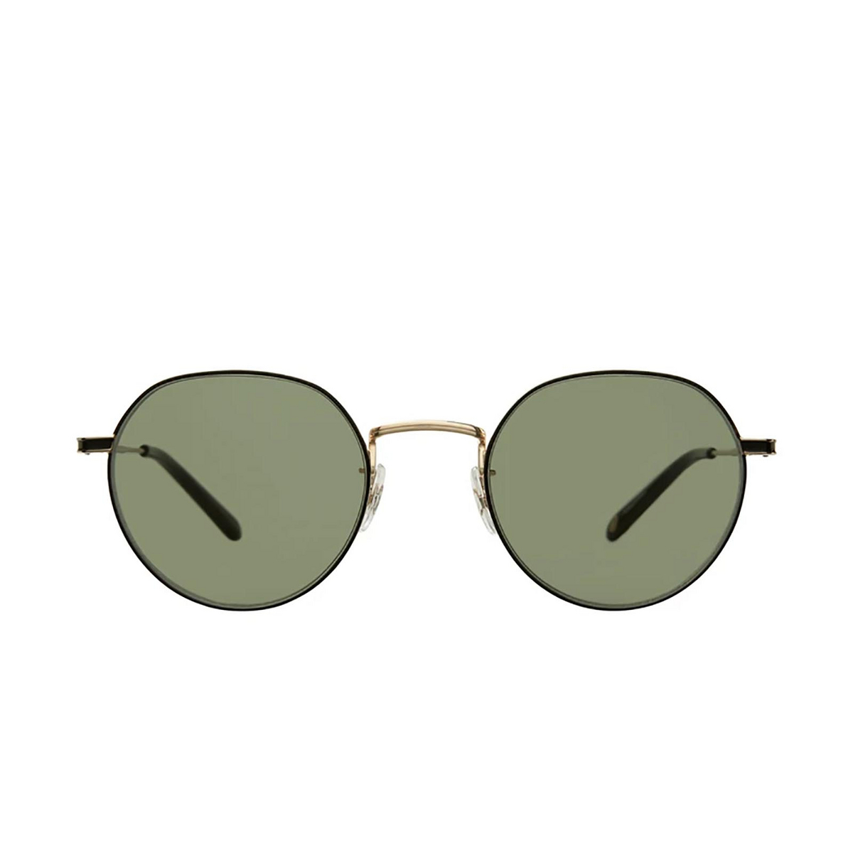 Garrett Leight ROBSON Sunglasses G-BK/SFGRN Gold-Black - front view