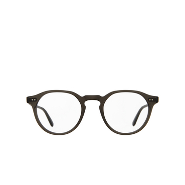 Garrett Leight ROYCE Eyeglasses BLGL black glass - front view