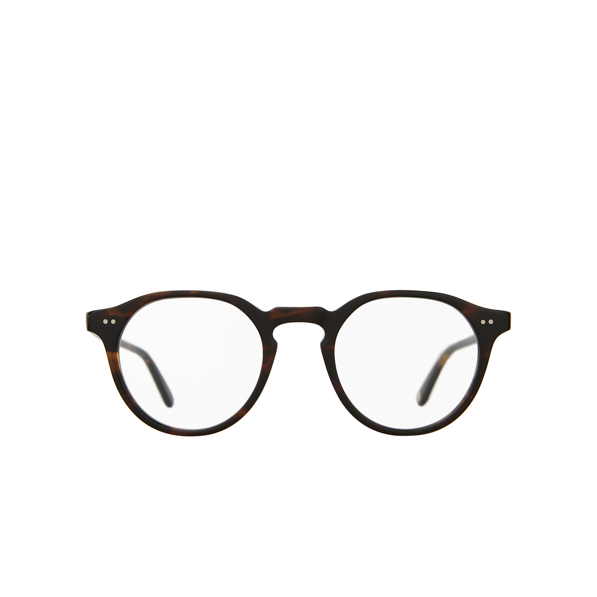 Garrett Leight ROYCE Eyeglasses COFT Coffee Tortoise - front view