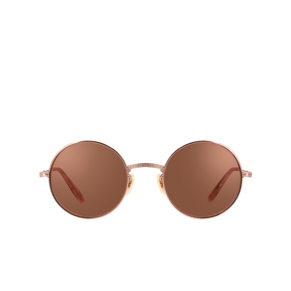 Garrett Leight SEVILLE SUN RG-PCY/SFRQM Rose Gold-Pink Crystal RG-PCY/SFRQM Rose Gold-Pink Crystal - front view