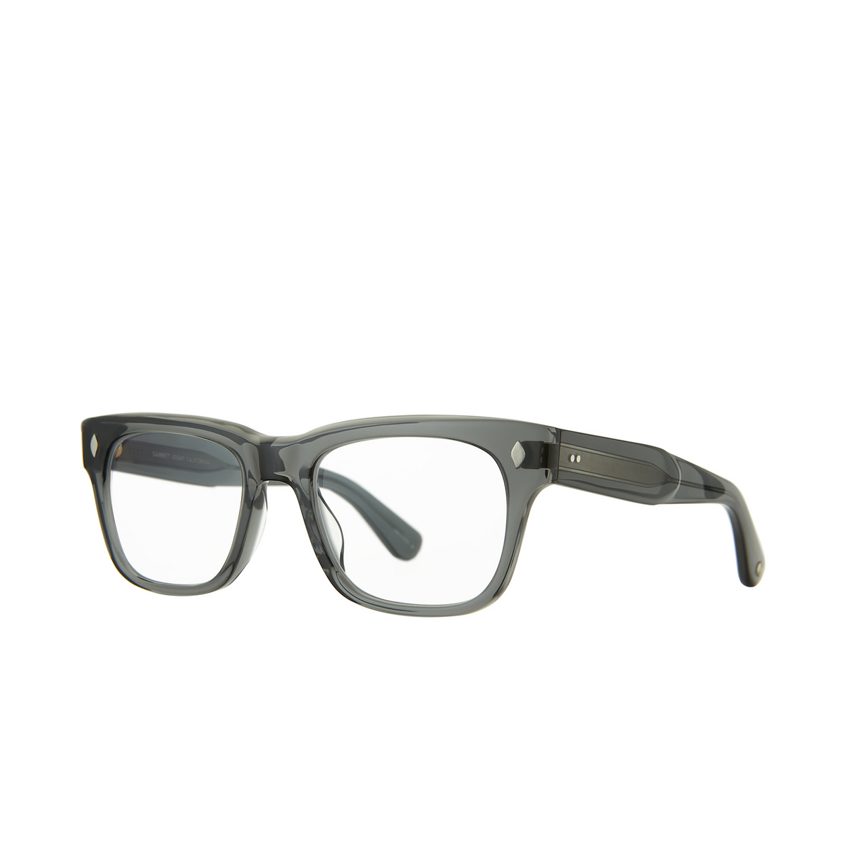 Garrett Leight TROUBADOUR Eyeglasses SGY Sea Grey - three-quarters view