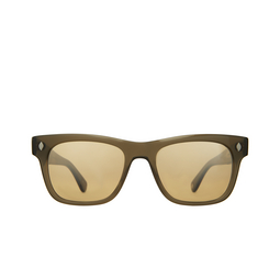 Garrett Leight® Square Sunglasses: Troubadour Sun color Olio/hm Olio 
